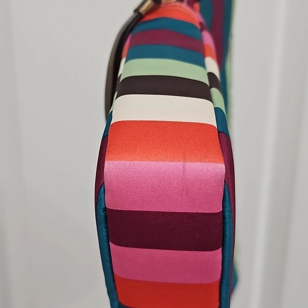 Coach Multicolor Striped Laptop Sleeve